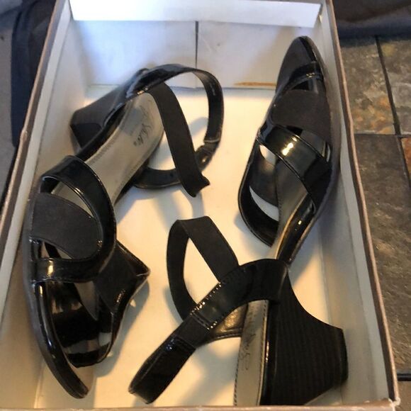 Life Stride Soft System Strands black, women’s size 8.5 Wide - Picture 11 of 11